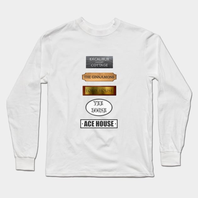 Alan Partridge House Names Long Sleeve T-Shirt by 8mmattire